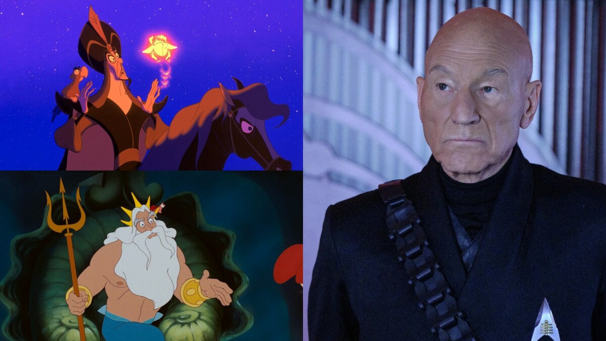 Star Trek: ¿Patrick Stewart como Jafar y Tritón?  ¡La estrella de Picard rechazó 7 papeles icónicos de Disney!