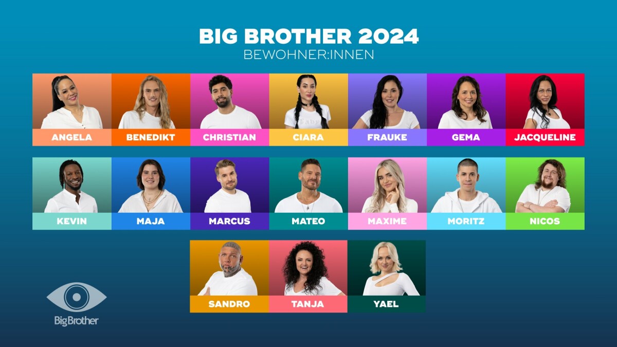 Big Brother 2024 : Ce sont les pensionnaires