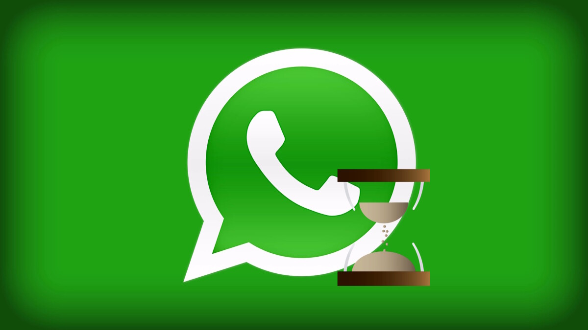 Die Sanduhr auf WhatsApp symbolisiert nun den Fortschritt eines Downloads.