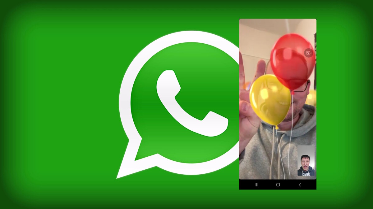 Mit den iPhone-Videoeffekten können Sie jeden WhatsApp-Anruf aufhellen.