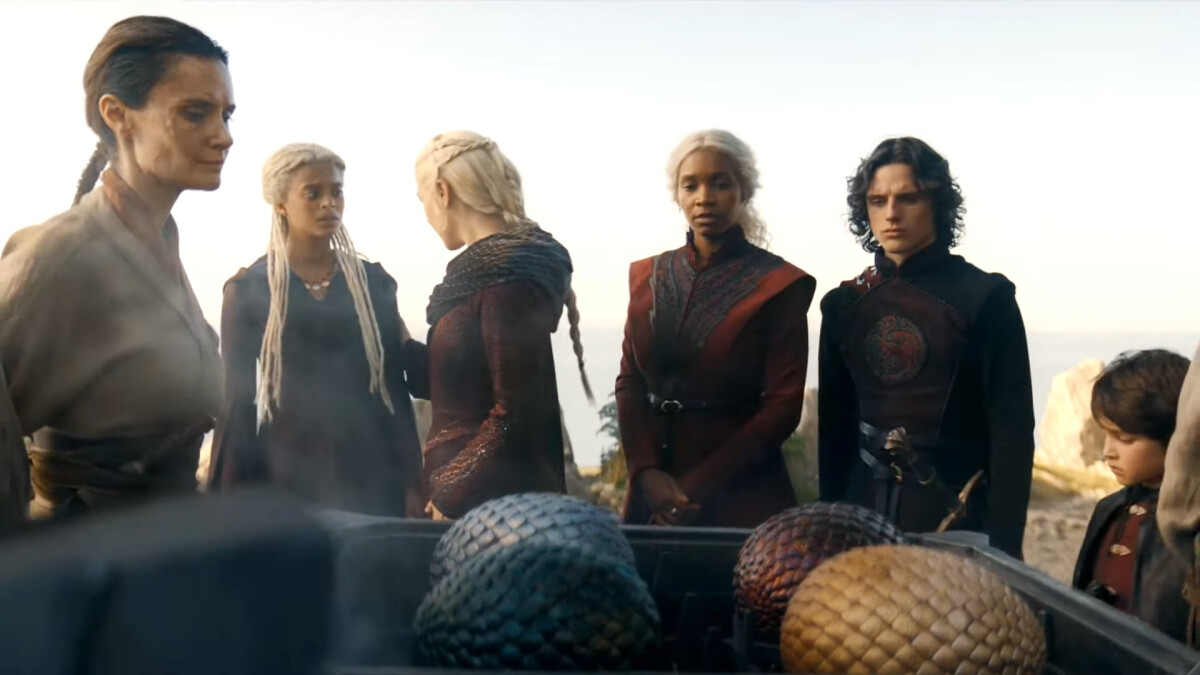 House of the Dragon: Drei der Dracheneier sind die von Daenerys, Drogon, Rhaegal und Viserion.