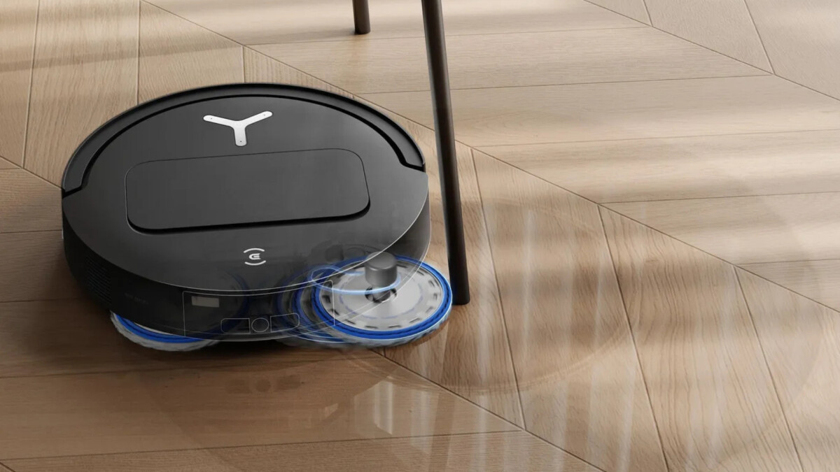 Der ultradünne Ecovacs Deebot T50 OMNI zieht nicht nur seine Bahnen, sondern soll durch seine besonders flache Bauform auch unter Möbeln reinigen können.