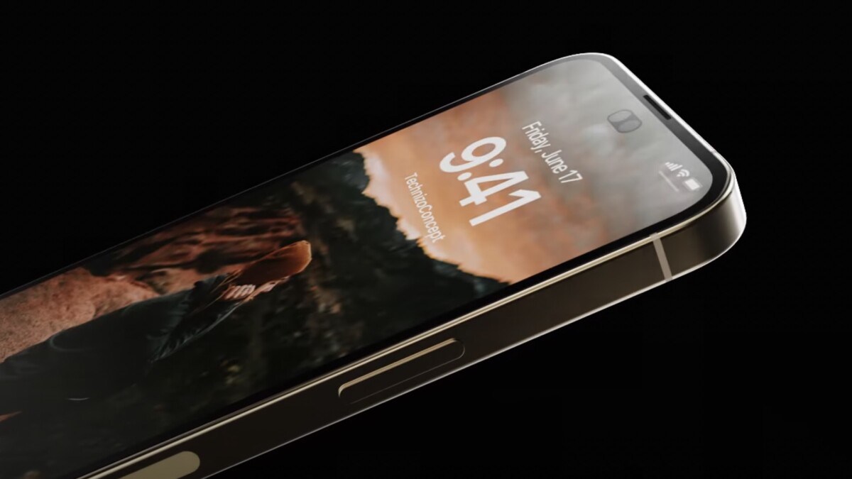 With a small display cutout and USB-C port: This is what the iPhone 15 Pro Max could look like.