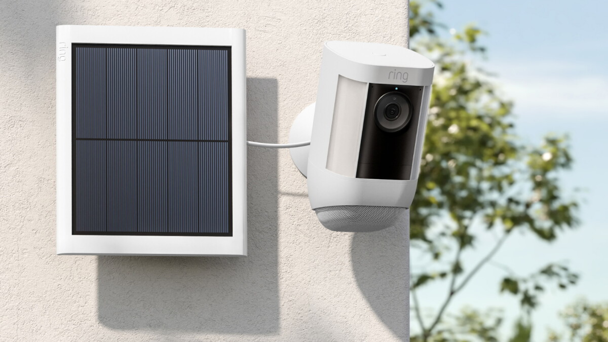 The manufacturer's Stick Up Cam can also be charged using a solar panel.
