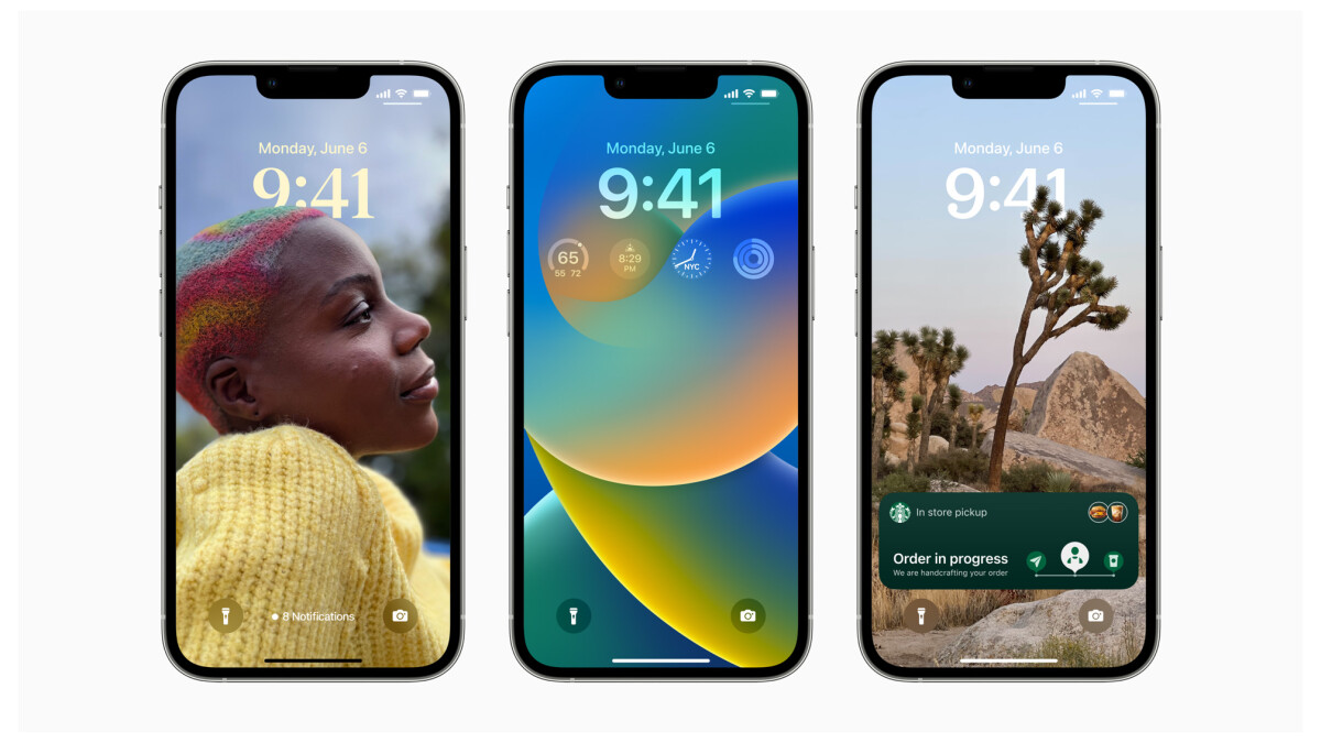 Apple puts the focus on the lock screen in the development of iOS 16.