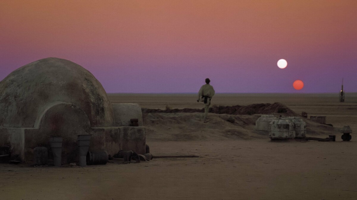Star Wars: Tatooine was filmed in the desert of Tunisia.