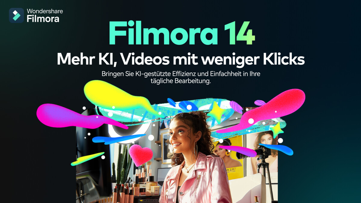Wondershare Filmora 14: Videos mit KI-gestützten Tools bearbeiten und ...