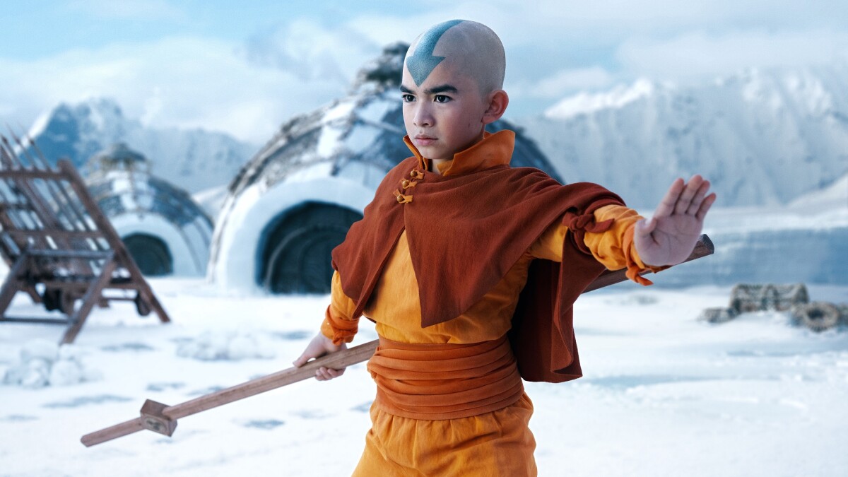 Avatar: El último maestro del aire: Gordon Cormier como Aang