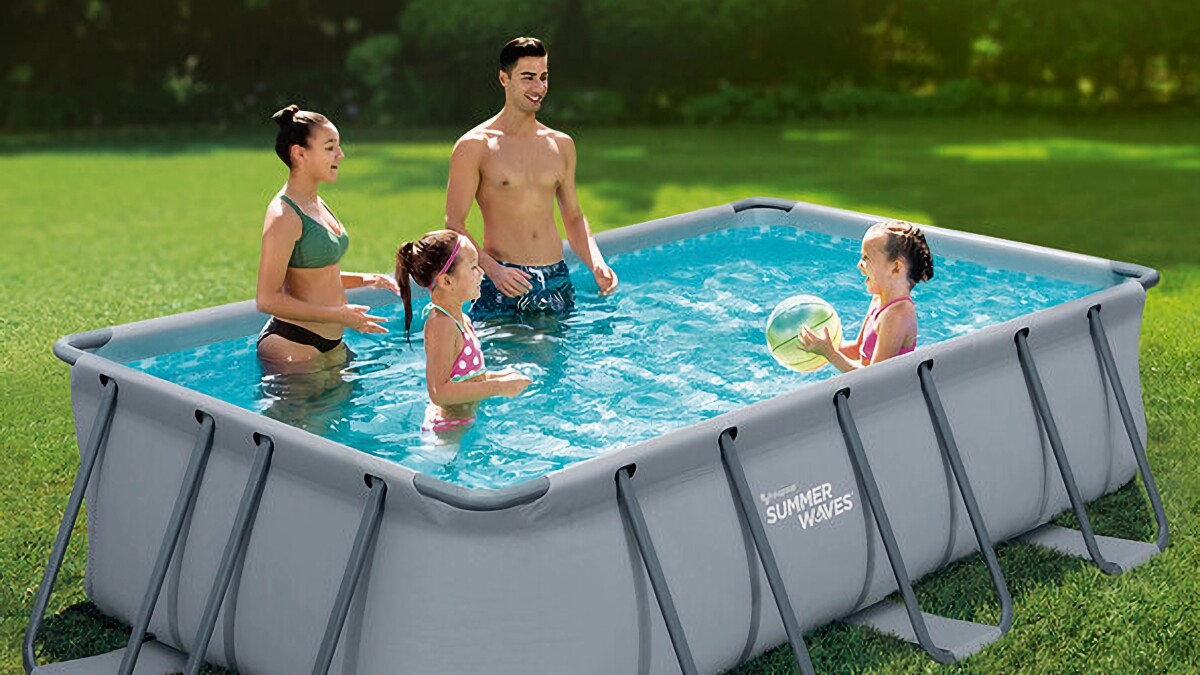 Privat-Schwimmbad im Garten: Aldi bietet günstige Pools im Onlineshop ...