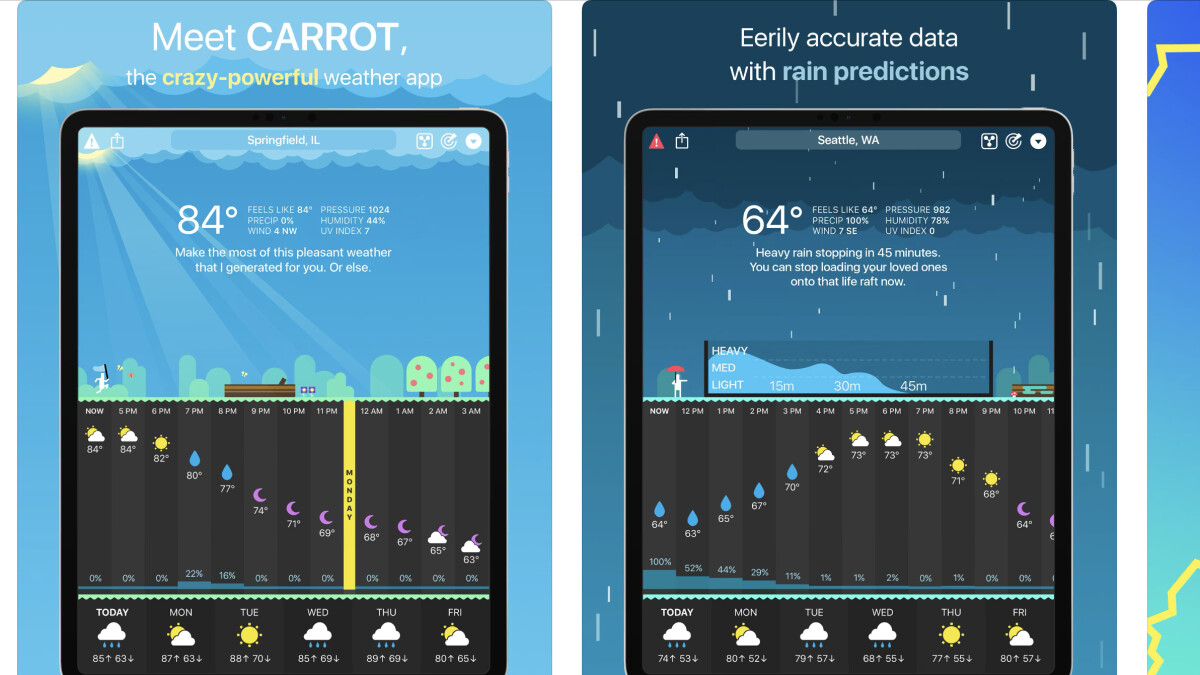 carrot weather pro apk carrot weather pro apk