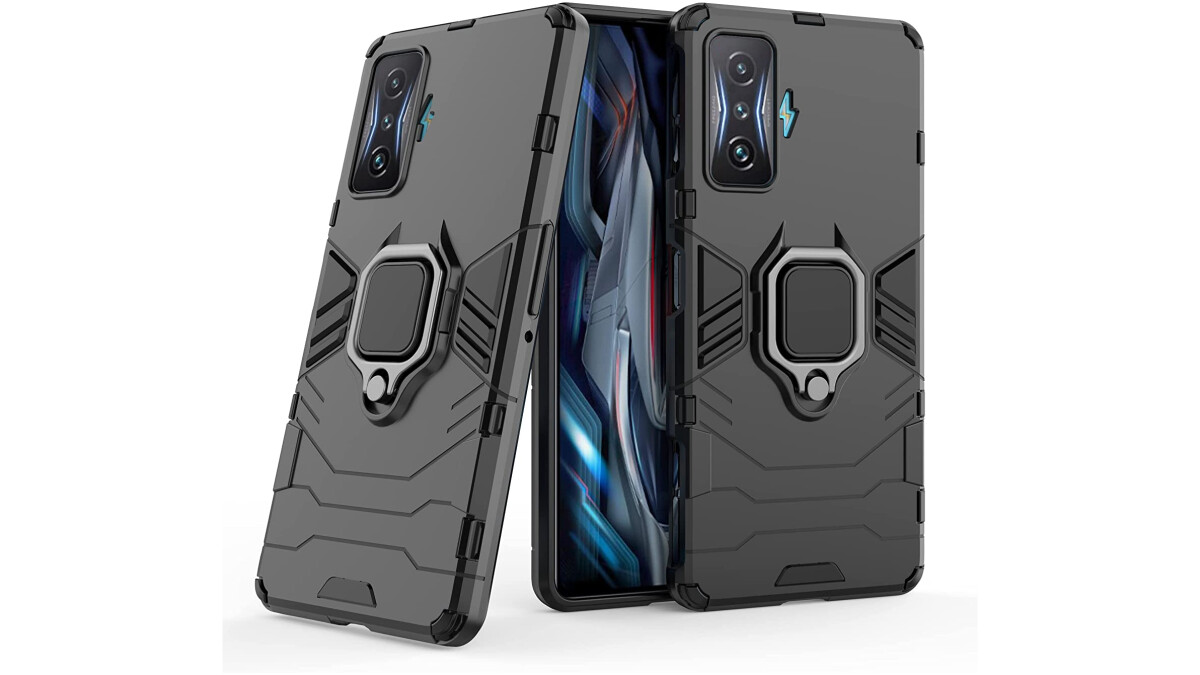 The gaming case for the Poco F4 GT also offers support.