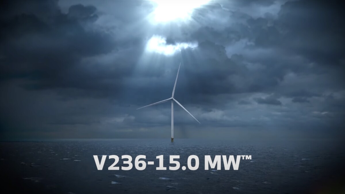 Die Offshore-Windkraftturbine Vestas V236-15.0 MW hat einen neuen Rekord aufgestellt.