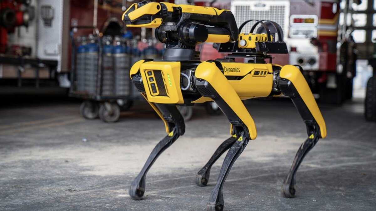 Should help, not shoot: Boston Dynamics robots.