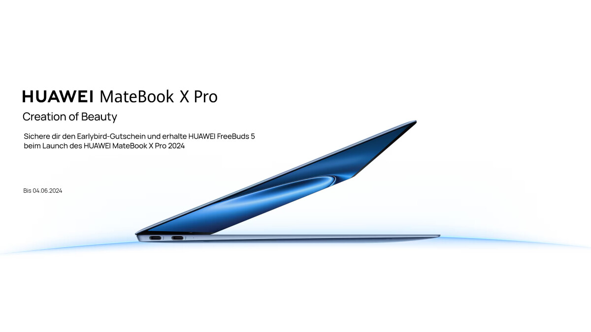 You can only get the voucher for the Huawei MateBook X Pro 2024 for a short time.