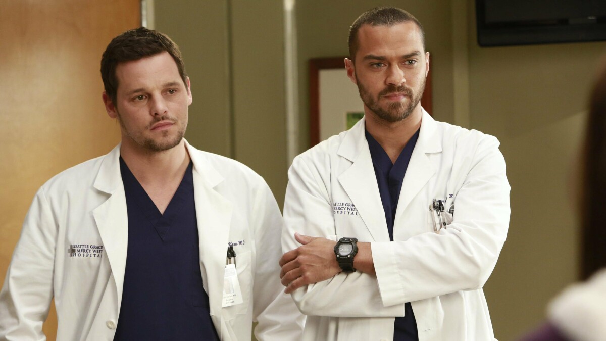 Jesse Williams (pictured right) played the role of Dr. for years.  Jackson Avery on Grey's Anatomy.