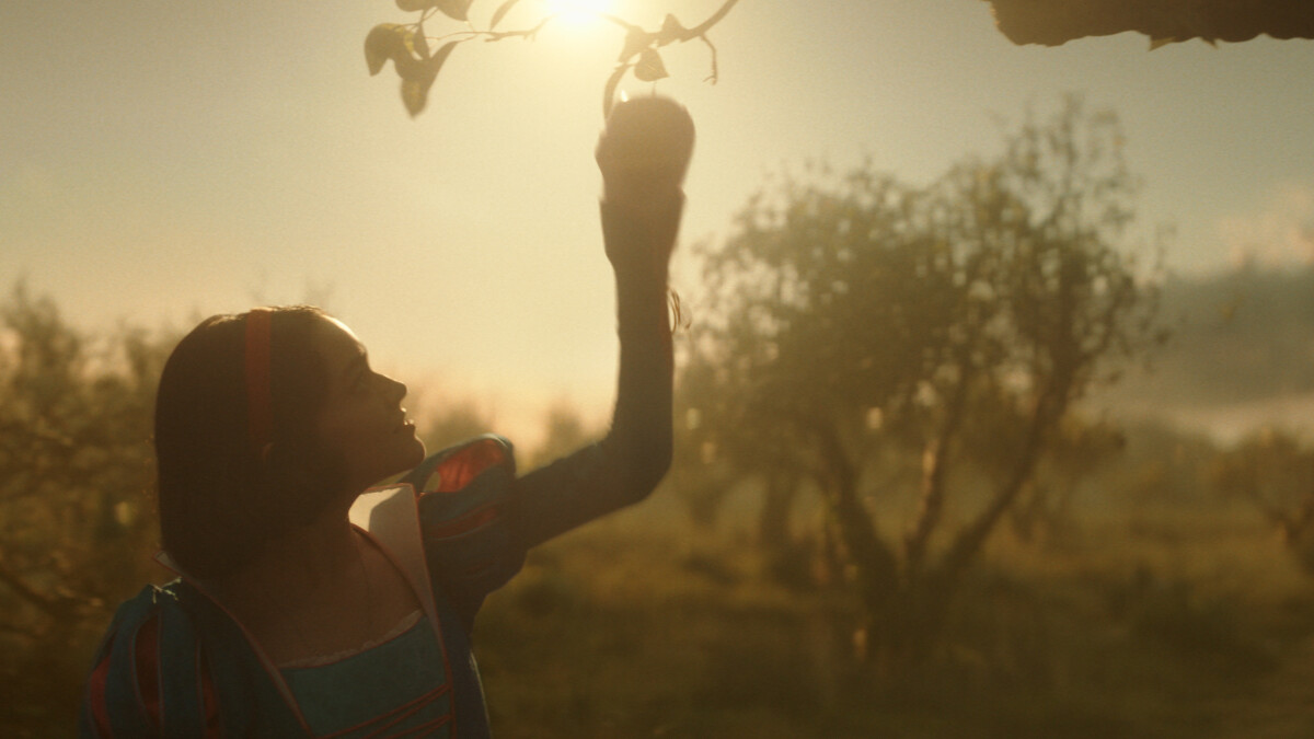 Rachel Zegler as Snow White in Disney's live-action film 