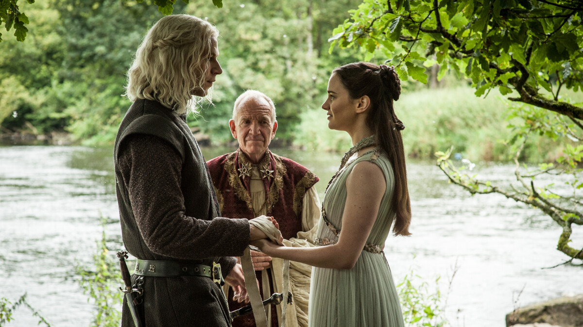 La boda secreta de Rhaegar Targaryen y Lyanna Stark.