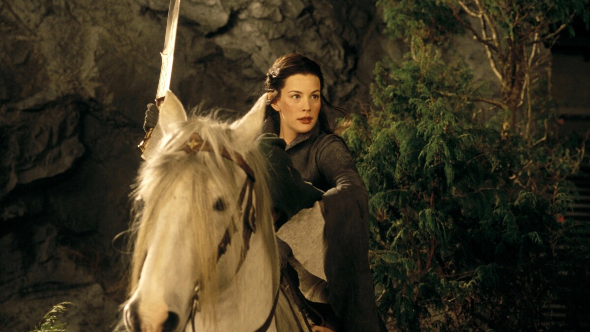 For Arwen, her time with Aragorn was over relatively quickly