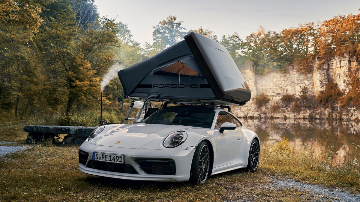 Das Dachzelt von Porsche ist ab November erhältlich.
