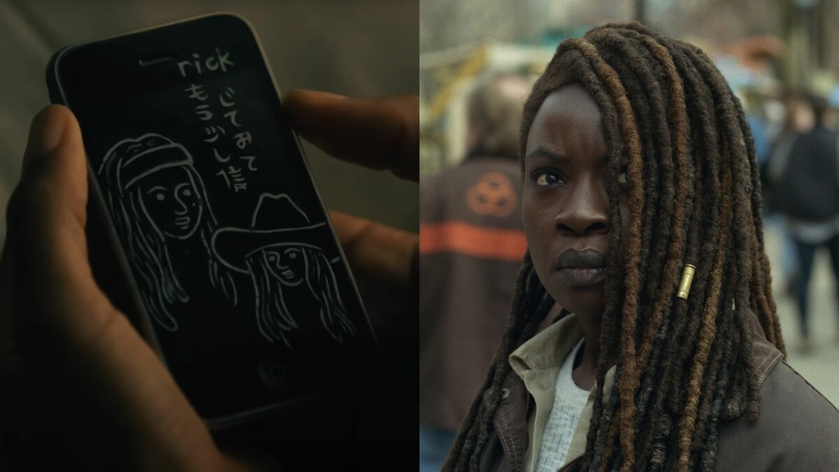 The Walking Dead - The Ones Who Live: Finalmente se explica por qué Rick tiene un teléfono inteligente pintado