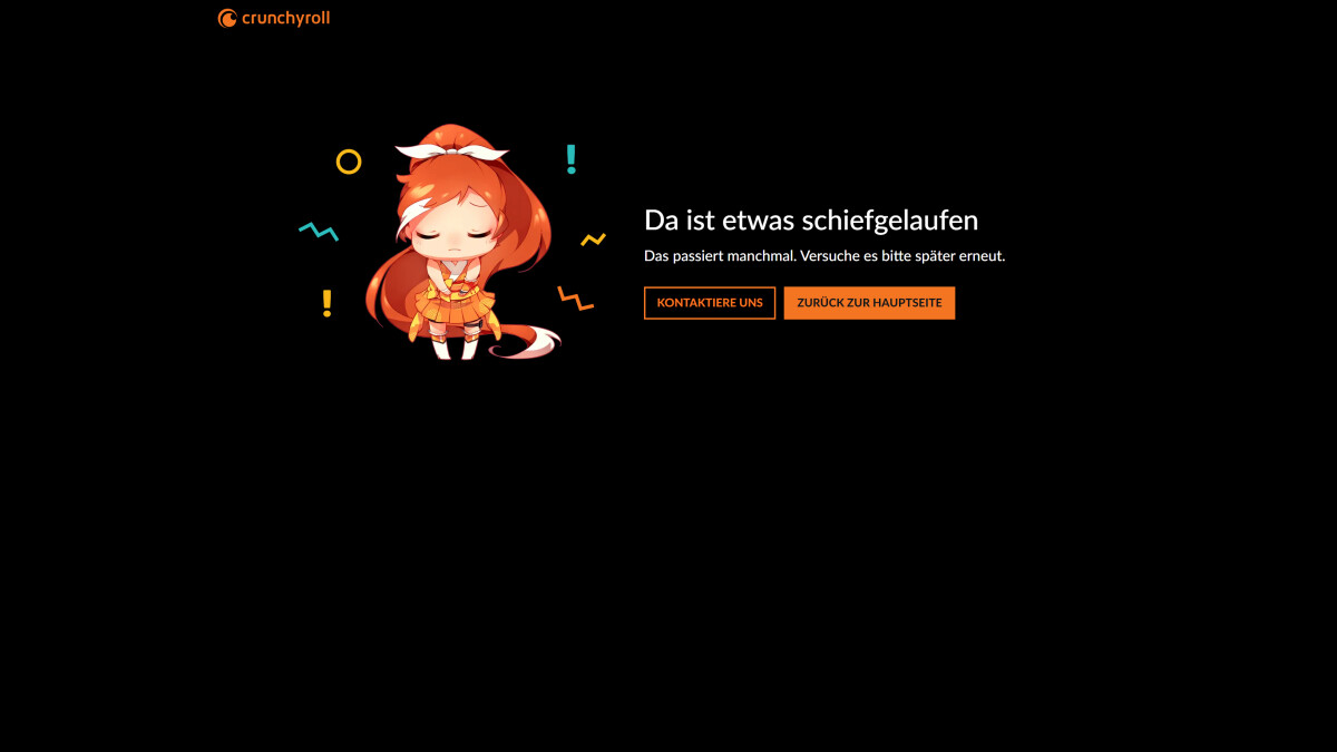 Le site Web de Crunchyroll ne fonctionne actuellement pas.