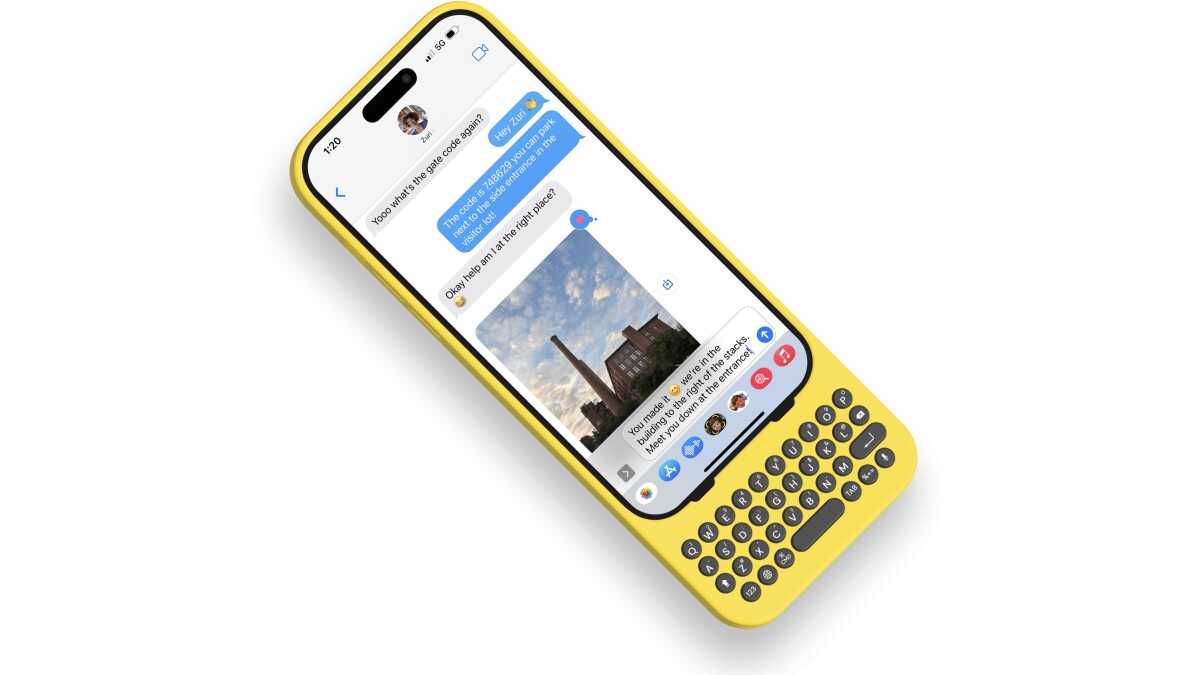 Clicks is a practical keyboard for your iPhone 14 Pro or iPhone 15 Pro.