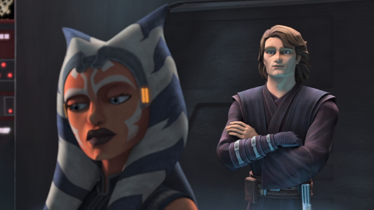 Star Wars - The Clone Wars: Ahsoka y Anakin hablan por última vez antes de que caiga la Orden Jedi.