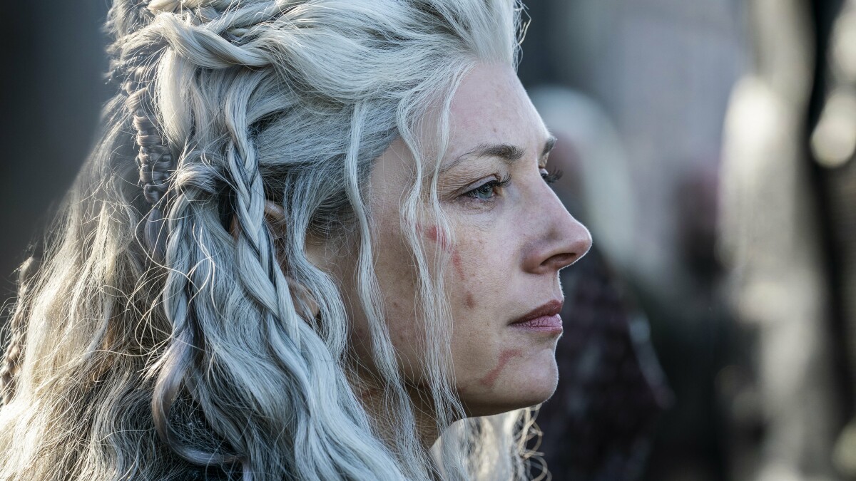Vikings season 6: Lagertha (Katheryn Winnick) finally has white hair.
