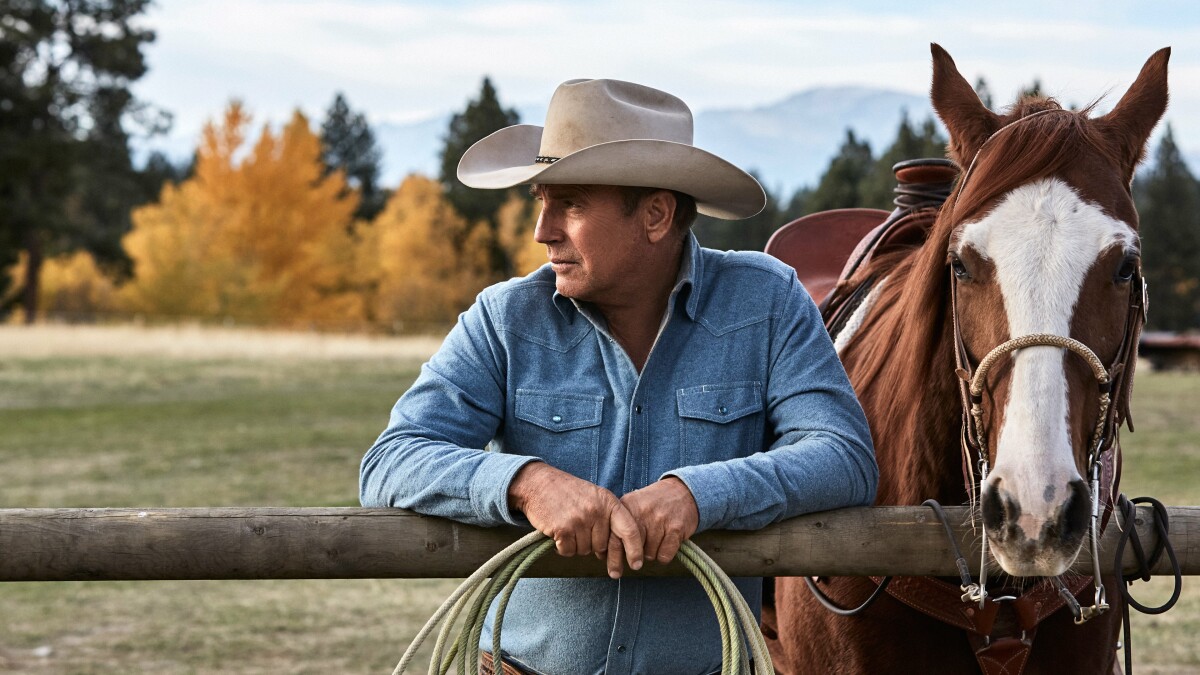 serie occidental "piedra amarilla" con Kevin Costner en el papel principal entra en su quinta temporada