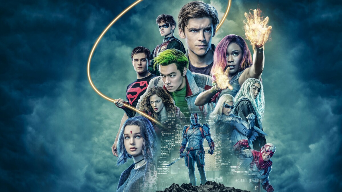 The cast in the second season of "Titans".