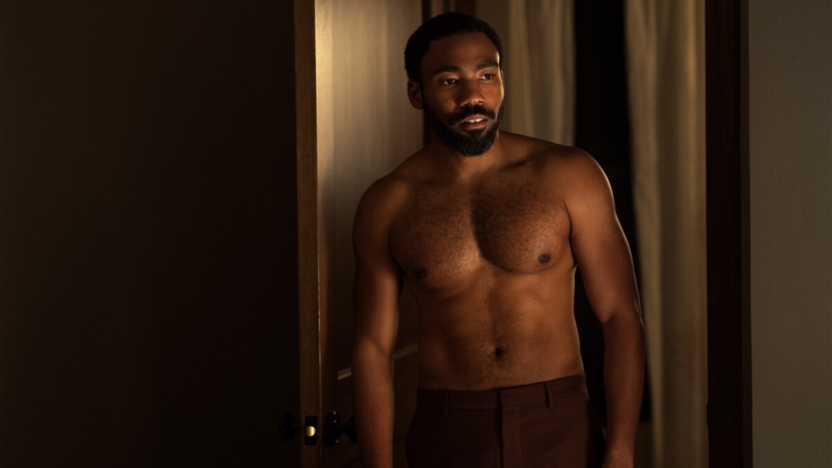 We see Donald Glover in the 2nd season of "Mr & Mrs Smith" probably not anymore (topless).