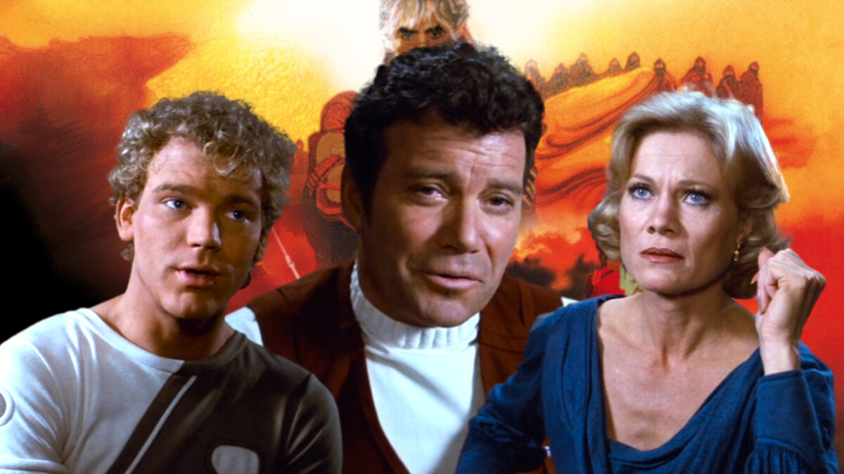 Star Trek: ¿Cuándo nació David, el hijo de Kirk (izquierda: Merritt Butrick) (y Spock lo sabía)?
