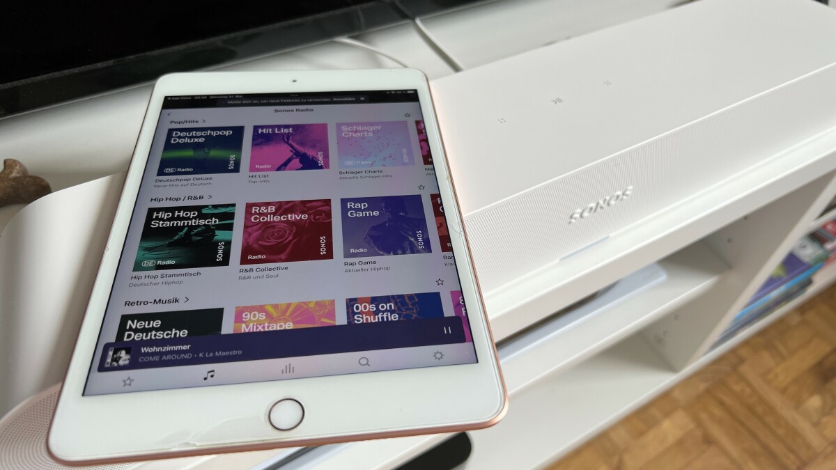 You can also stream music via the Sonos app, for example via Sonos Radio.