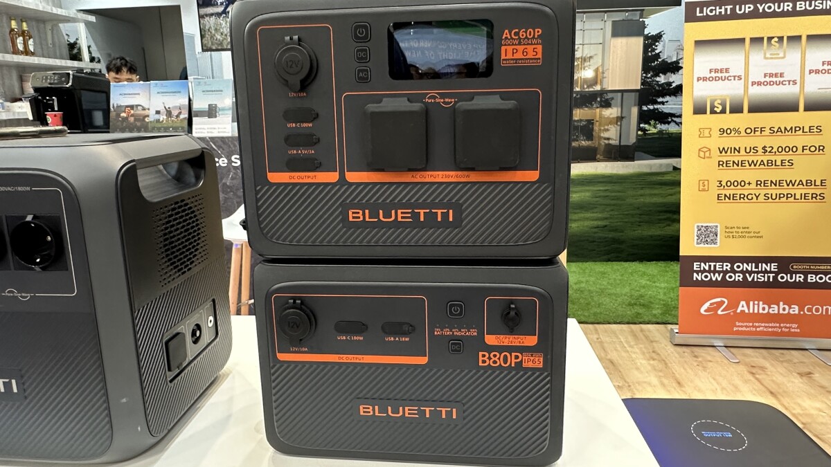 El nuevo Bluetti AC60 en EES 2023.