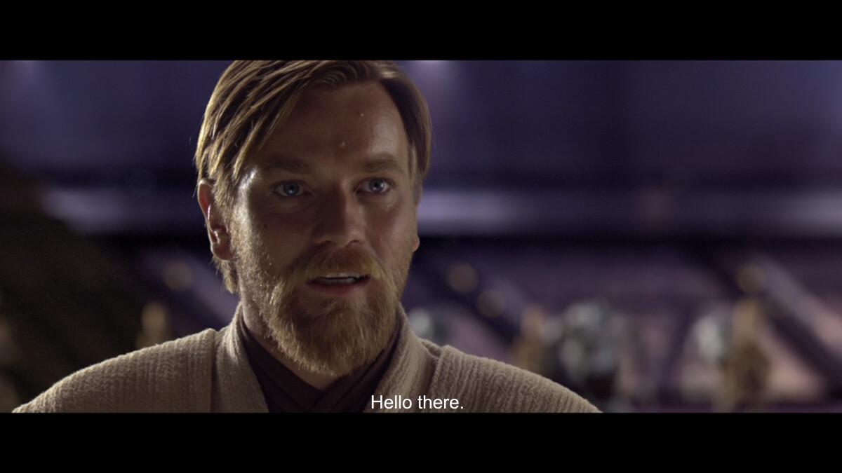 Obi-Wan es, y siempre será, educado