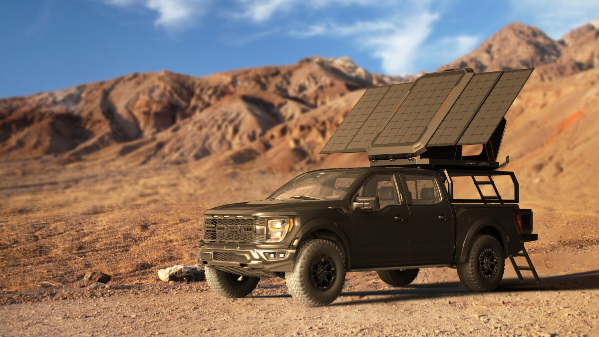 The new Jackery solar generator rooftop tent comes with a self-sufficient power supply.