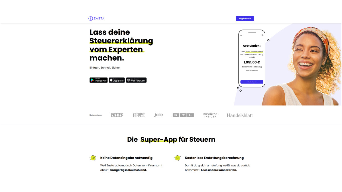 Zasta im Test 2024 So einfach kann die Steuererklärung sein NETZWELT