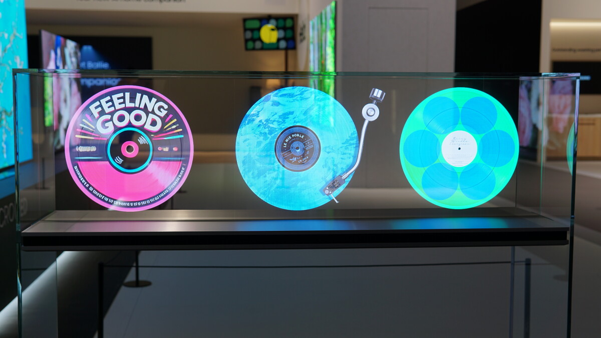 Samsung zeigt auf der IFA neben QLED- und OLED-Fernsehern auch diverse transparente Displays.