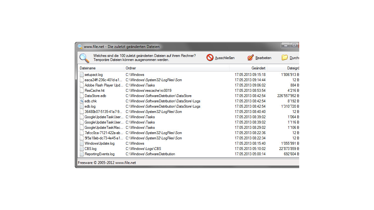 Largest Files Finder Download NETZWELT