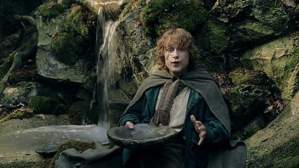 The Lord of the Rings: Pippin drinks the growth water