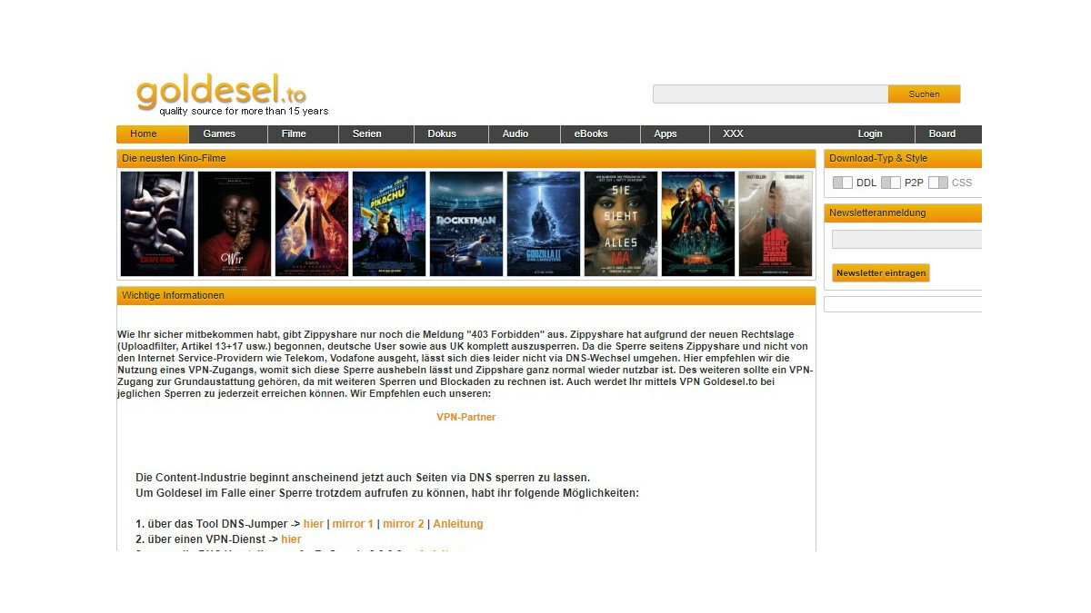 Goldesel.to nicht erreichbar Das ist der Grund NETZWELT