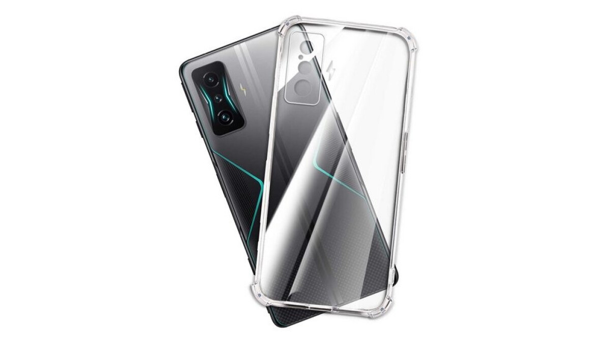 The transparent TPU case is an inexpensive protective solution for your Poco F4 GT.