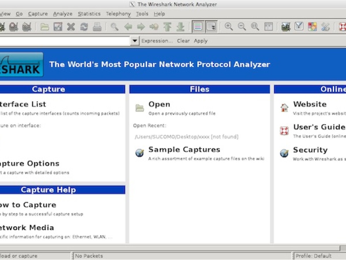 wireshark command line alternative