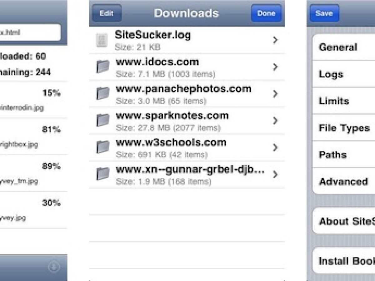 iphone sitesucker download location