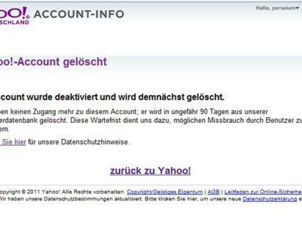 Anleitung: Yahoo Mail-Konto löschen | NETZWELT