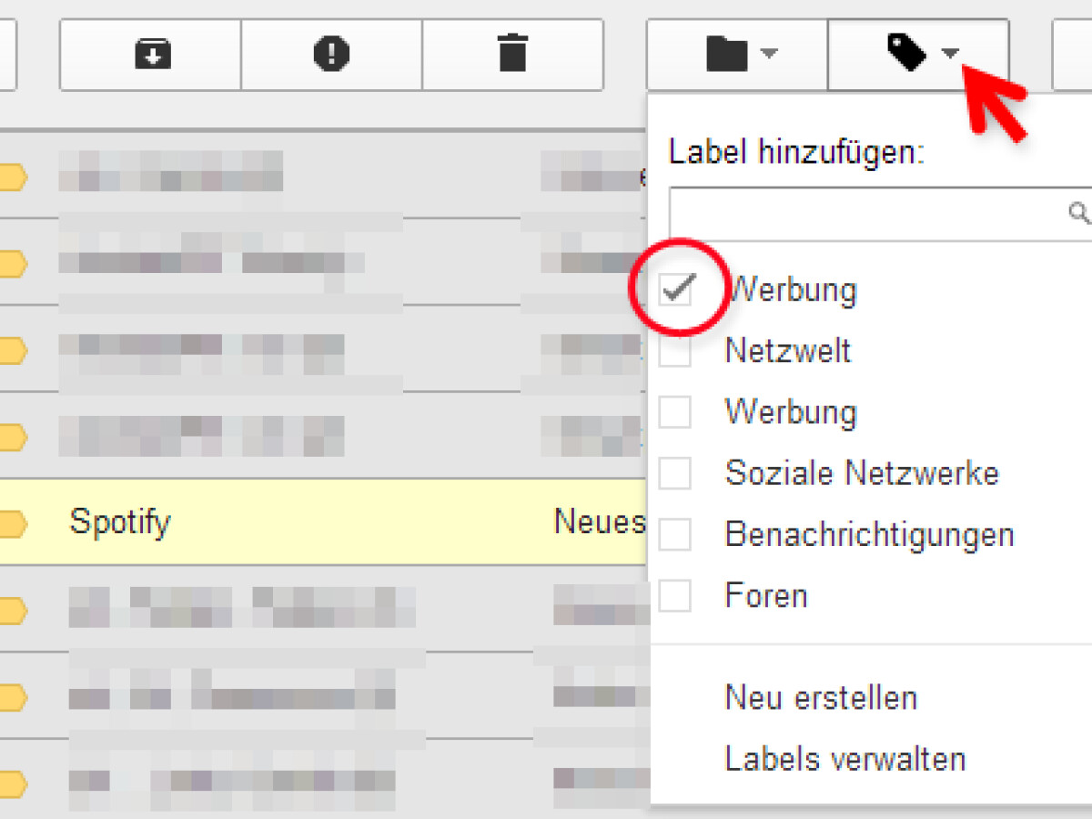 Google Mail Labels erstellen und bearbeiten NETZWELT