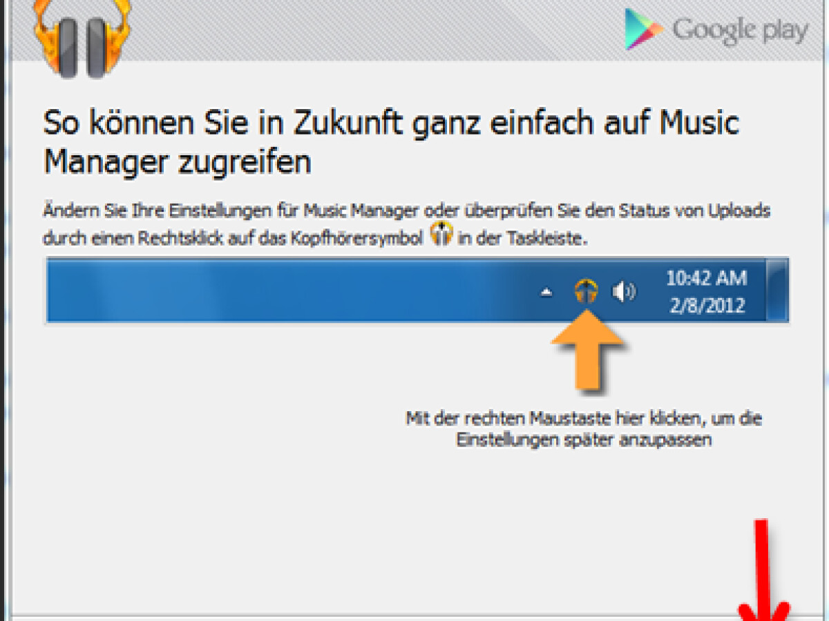 Google Play Music Speicherort