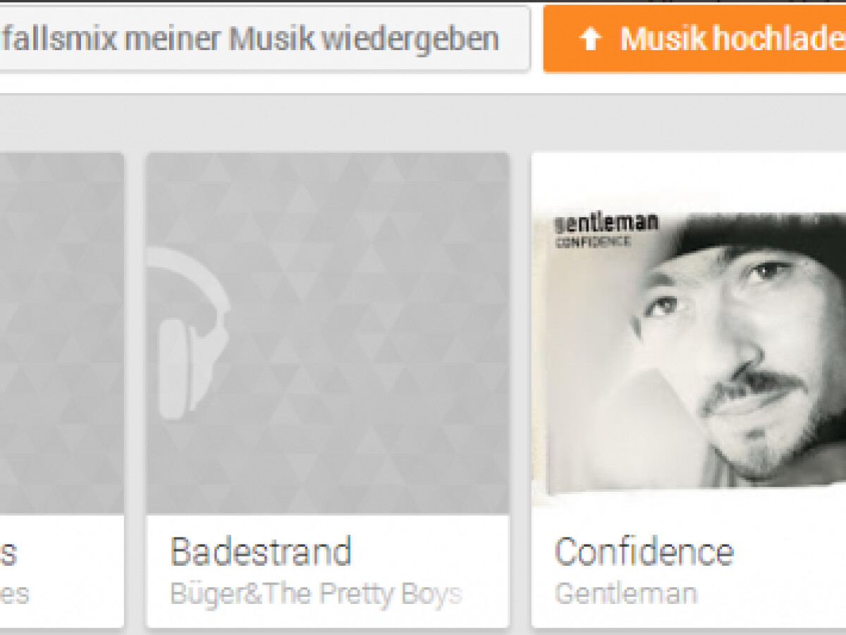 Musik in der eigenen Bibliothek aufrufen.