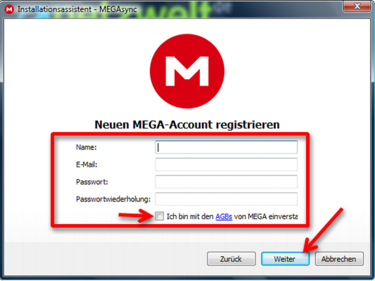Mega Cloud Log In