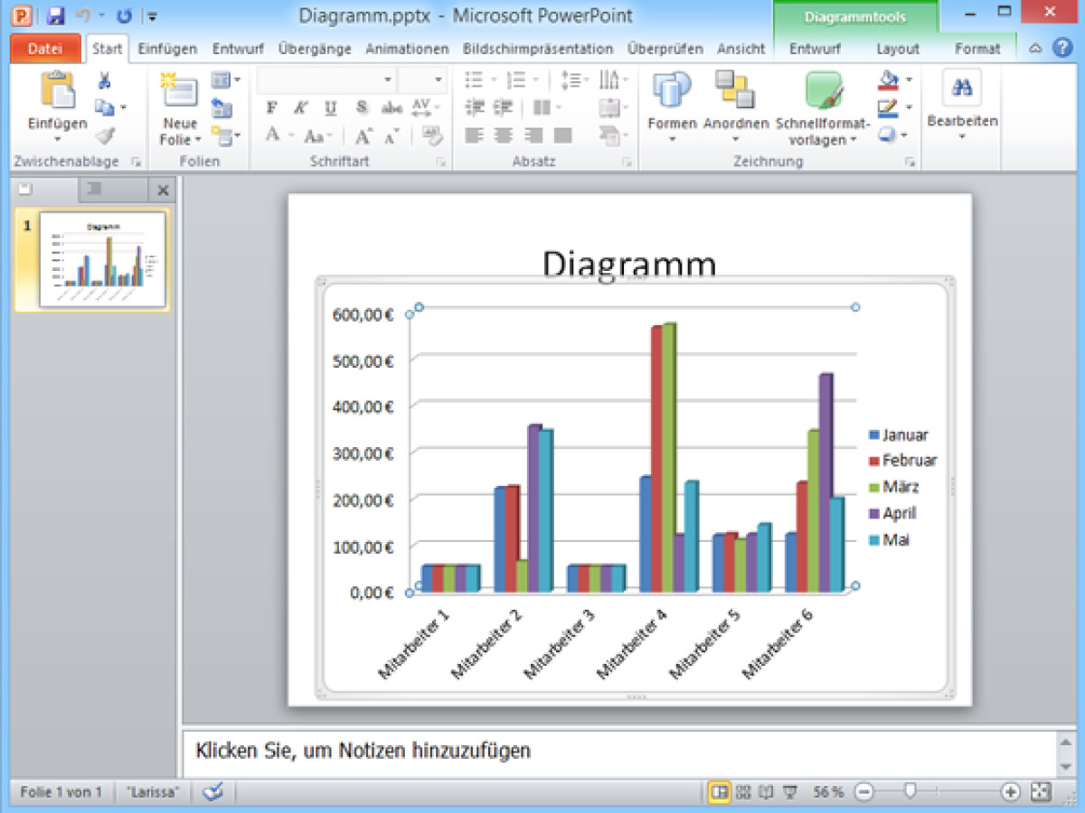Powerpoint Statische Und Dynamische Excel Diagramme Einbinden Netzwelt